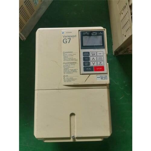 Inverter CIMR-G7B47P5 380V 7.5KW , Used One , Good Working Free Shipping