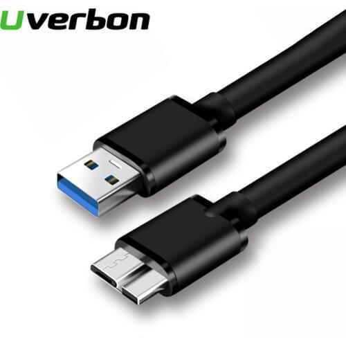 USB 3.0 Type A to Micro B Cable For Samsung S5 Note3 USB Micro B Charge Cabo External Hard Drive Disk HDD USB HDD Data Wire Cord