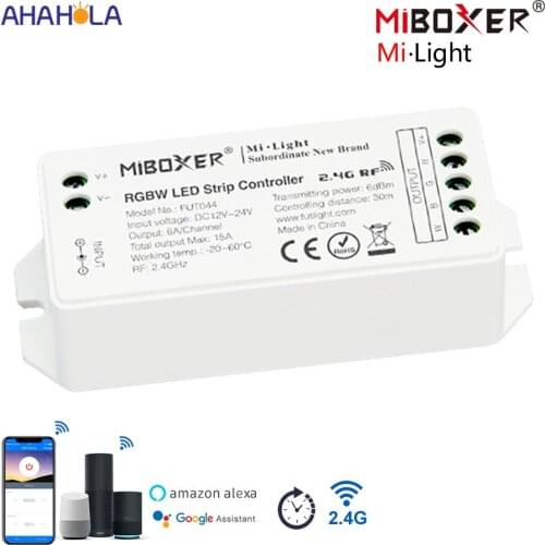 Mi Light Controller for Rgb Tape Milight Rgbw Controller 12v 24v Brightness Miboxer Rgbcct Controller for Led Strip Lights Alexa