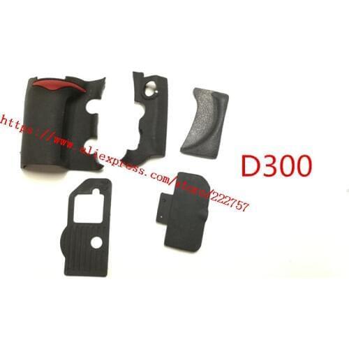COPY NEW For Nikon D300s D300 Body Rubber ( Front + Rear + Side + Bottom + USB ) Grip Rubber Cover Camera Spare Part