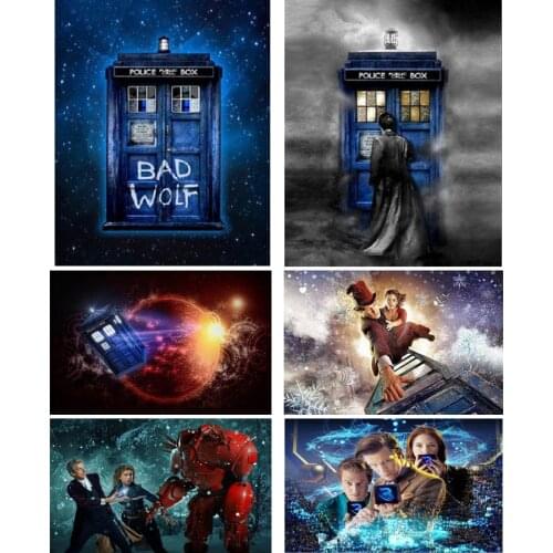 5D DIY Diamond Painting Doctor Who Full Square Drill Diamond Embroidery Cross Stitch Kits Mosaic Home Decor Craft Gift WS2025