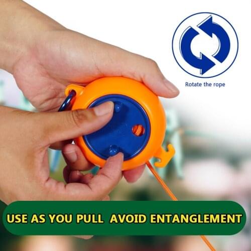 New Retractable Clothesline With Storage Case windproof Recycling cassette Drying Clothes Hanger Rope High Strength Clothes