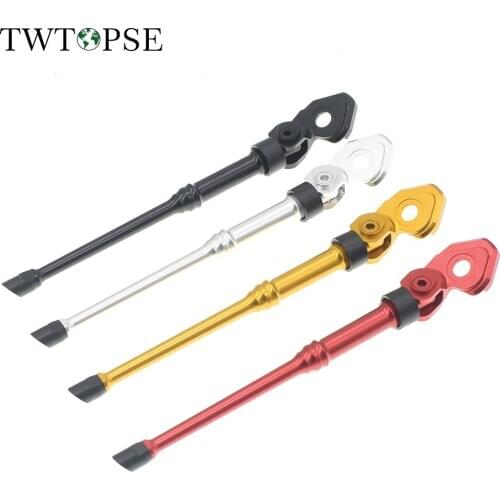 TWTOPSE 90g Bike Bicycle Kickstand Rack For Brompton Folding Bike Bicycle CNC Hollow Lightweight Stand Kick Stand Packing Rack