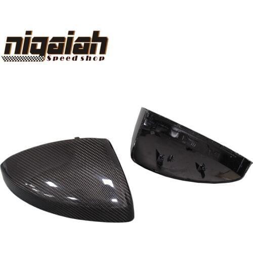 R8 TT 2015 Replacement style Carbon fiber Car Side Rear View Mirror Covers for Audi R8 2007-2011 (not For GT 2011)