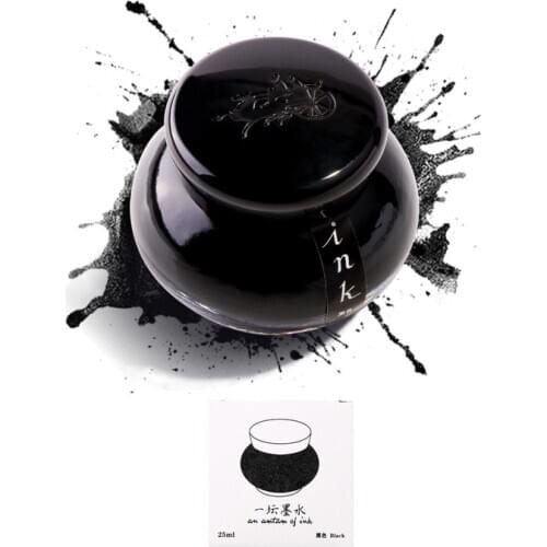 JINHAO 25ML Smooth Writing Fountain Pen Ink Glass Bottle Student School Office Supplies Writing assignment