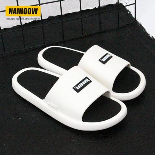 Comfortable and unique shower slippers Mens outdoor wear in summer Cool drag Mens household slippers slippers men