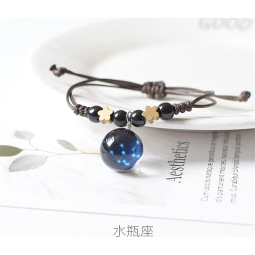 Party decoration couple Bracelet fashionable night light Braided Bracelet Halloween gifts