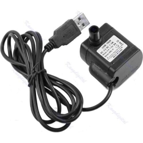 W3JE DC 3.5V - 9V 3W USB Submersible Water Pump Aquarium Fish Tank Fountain Pond Pump