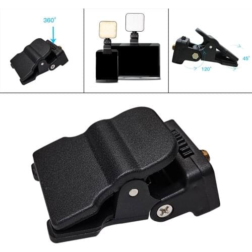 Fill Light Lamp Clip Clip On Mount Stands Bracket for Chatting Selfie Live Video Stabilizer Tablet