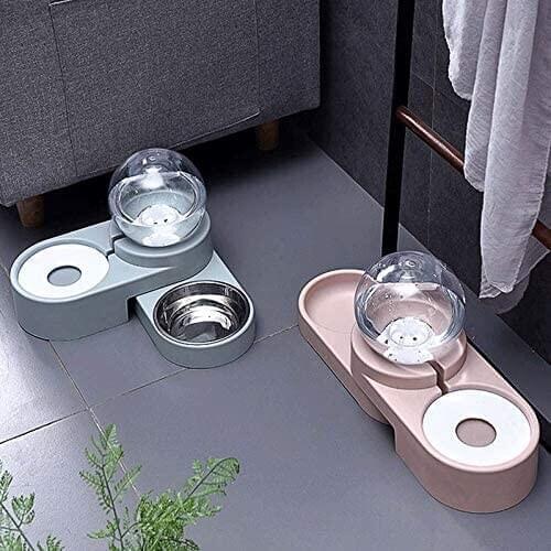 1.8L New Bubble Pet Bowls Food Automatic Feeder Fountain Water Drinking for Cat Dog Kitten Feeding Container Pet Supplies