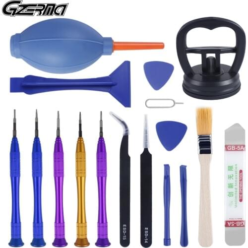 17Pcs Smartphone Laptop Repair Tools Set With Screwdriver Pry Opening Clean Tools Kit For Xiaomi Pro Air Laptop Tablet PC Repair