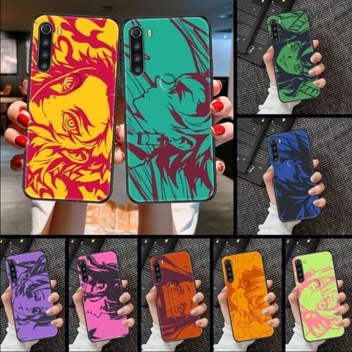 Anime Demon Slayer Phone case For Xiaomi Redmi Note 7 7A 8 8T 9 9A 9S 10 K30 Pro Ultra black pretty coque 3D back luxury