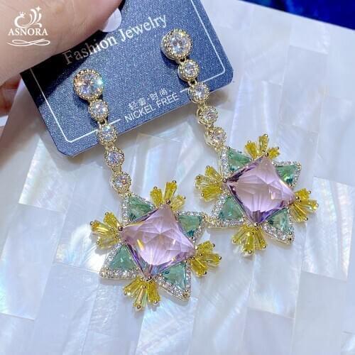 Этнические серьги ASNORA China At AliExpress