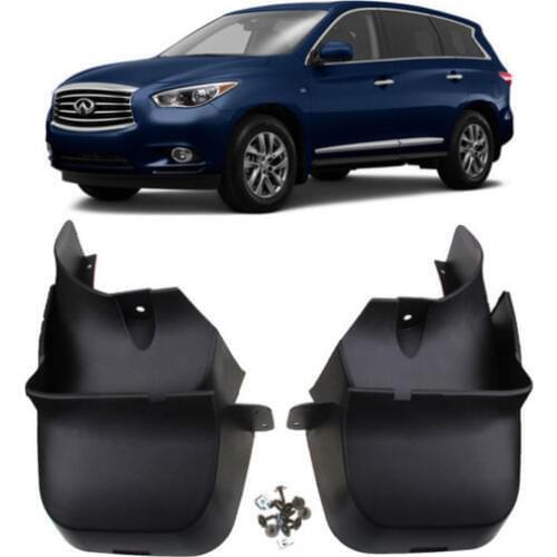 Fivefinger 4x Car Mudguards Front Rear Mud Flaps Splash Guards Fender For Infiniti JX35 QX60 2013 2014 2015 2016 2017 2018