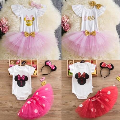 Baby Girls Dresss Polka Dot 1 Year Birthday Party Tutu Christening Gown Baptism Princess Dress Outfits Newborn Christmas Clothes