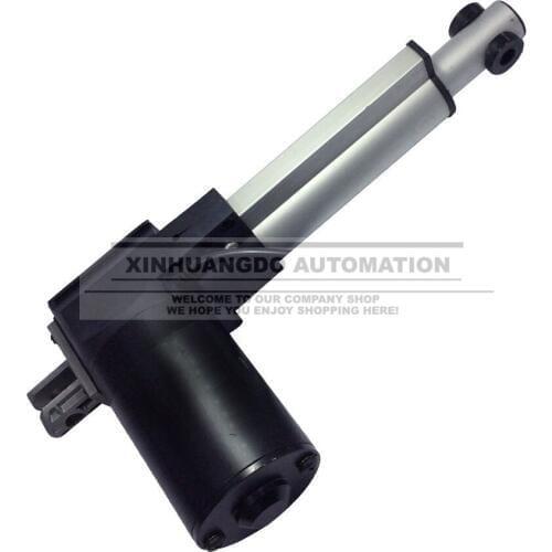 10inch travel 250mm stroke Electric linear actuator DC motor DC24V 12V 5/10/30mm/s Heavy Duty Pusher Progressive 500/300/100Kg
