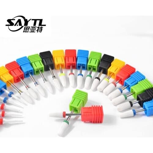 Milling Cutter For Manicure Nail Drill Bits Pedicure Milling Cutter For Nail Drill For Nail Art Ceramic Mill Manicure Cutters