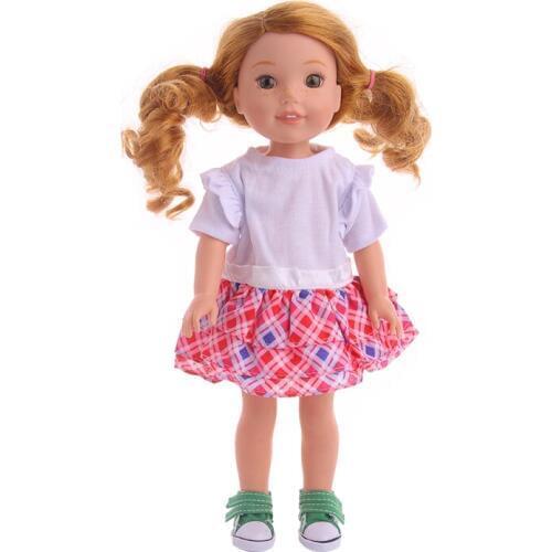 Best sweet Gift Cute dress for Wellie Wisher doll party