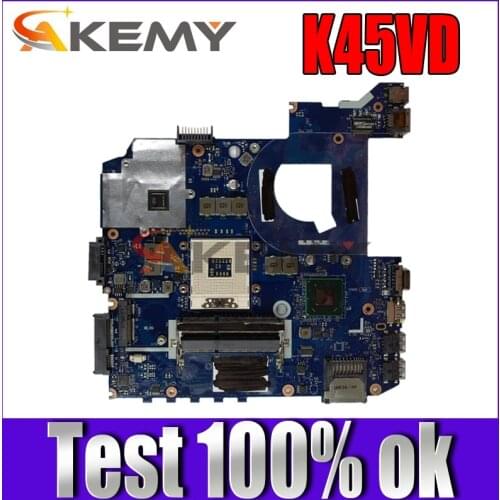 Akemy QCL41 LA-8224P Laptop motherboard for ASUS K45VD A45V K45V K45VM K45VJ K45VS A45VJ Test original mainboard