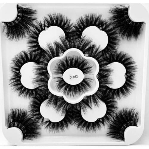 NEW 14pair 3D Mink False Eyelashes 25mm 27mm Bulky and Spectacular Handmade Mink Lashes 5D Mink Lashes