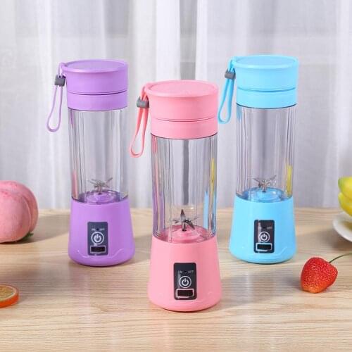 2/4/6 Blade Portable USB Electric Smart Home 380ml Juicer Vegetable Juicer Blender with Rechargeable Juicer Juicer Machine