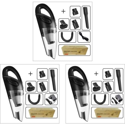 Portable USB / Wireless Dual Purpose Handheld Vacuum Cleaner Multifunction Home Car Cleaner Practical Automobile Home