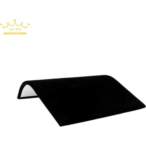 Simple Black Velvet Necklace Bracelet Display Board Women Pendant Jewelry Display Organizer Showcase Plate Stand Holder