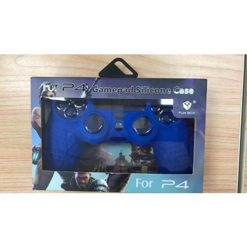 Blue/Red/Black Color Anti-slip Silicone Protective Skin Cover Case for Sony Playstation PS4 Dualshock 4 Gamepad Joystick