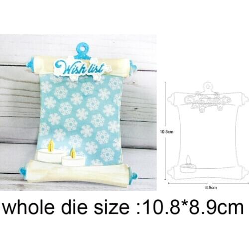 Candle Label Book Frame Metal Cutting Dies Stencils For Scrapbooking dies DIY Craft Photo Card Making Embossing Die Cut 2020 New