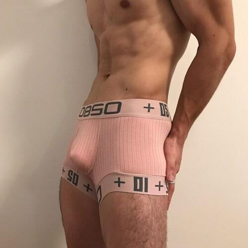 Hot Brand Sexy Mens Intimate Underwear Boxershorts Breathable Cotton Boxer Men U Convex Pouch Cuecas Low Waist Gay Panties