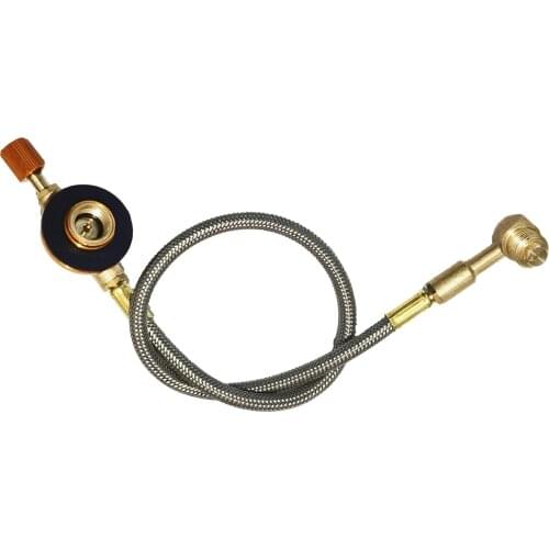 Outdoor Camping Stove Gas Refill Fuel Valve Connector Gas Extension Pipe Tube For Stove Accessory Furnace Adapter Nice