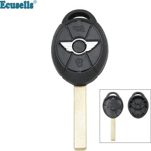 3 Buttons remote key shell case fob for BMW mini cooper 2005 2006 2007 uncut