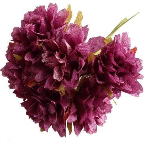 30PCS artificial flowers wedding Car decoration handicraft DIY bride bouquet home Decorative silk wreath Party Supplies