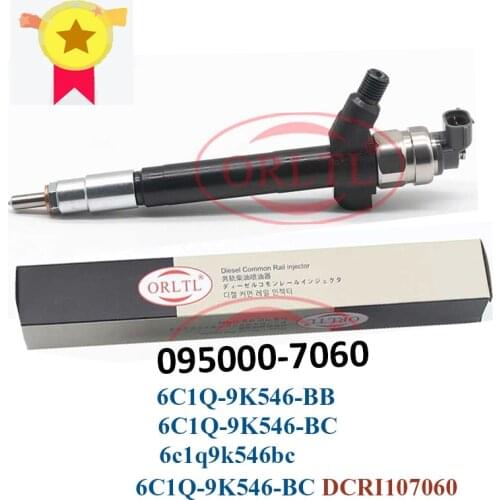 ORLTL DCRI107060 Diesel Nozzle 095000-7060 0950007060 Common Rail Injector 6c1q9k546bc For Ford Transit 2.4 TDCI