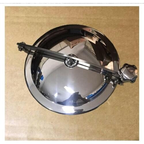 DN350 Sanitary Round Tank Non-Pressure Manhole Cover Stainless Steel