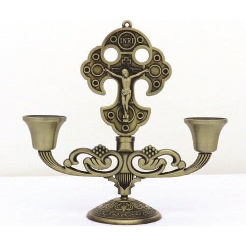 HeyMamba Decorative Bronze Candlesticks