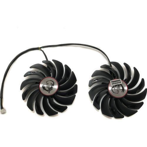 2pcs/lot computer radiator cooler Fans RX470 Video Card cooling fan For MSI RX570 RX 470 GAMING 8G GPU Graphics Card Cooling