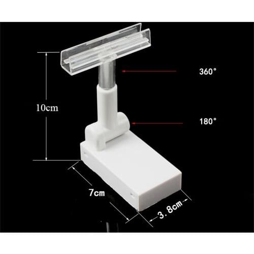 Magnetic Clips Poster Frame Snap Clamp Rail Clip Metal Shelf Table Desktop Adervitising POP Banner Poster Label Sign Clip Rack