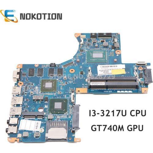NOKOTION VFKTA LA-9861P K000151750 Mainboard For Toshiba Satellite S40 S40-A laptop motherboard DDR3 I3-3217U CPU GT740M GPU