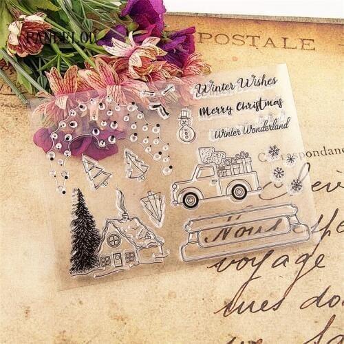 PANFELOU 11x15.5cm Easter Eve Transparent Clear Silicone Stamp/Seal for DIY scrapbooking/photo album clear stamp sheets