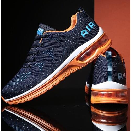 Couple Cushion Cushioning Casual Sports Shoes Lightweight Comfortable Running Fitness Shoes Fashionable Mesh Sports Shoes