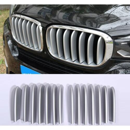 For BMW X5 F15 14-18 X6 F16 15-18 Front Center Grille Grill Molding Cover Trim
