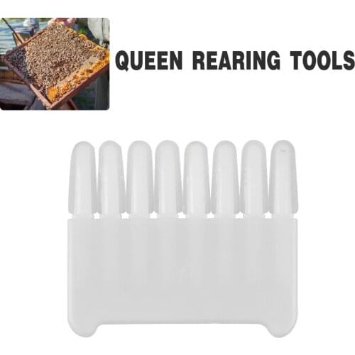 Beekeeping Queen Bee Royal Jelly Pen Scraper 8 Rows Fingers Holes Goods Rearing Kit Tools For Beekeeper Supplies