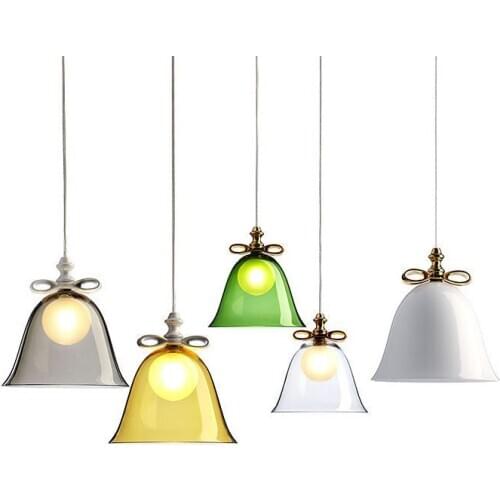 Nordic Postmodern Bedroom Glass Pendant Light Butterfly Child Room Single Restaurant Cafe Bar Hanging Light E27 hanging lamp
