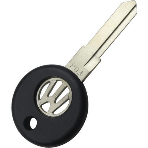 Uncut Right Blank Blade Replacement Car Key Case Shell Cover For VW Volkswagen MK2 MK3 Golf 8V 16V Fit White LED Light Key