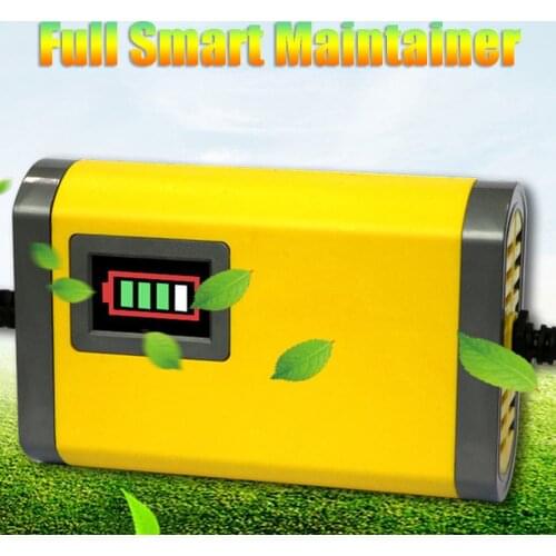 12V 2A Universal Charger Motor Car Battery Charger Full Smart Maintainer Trickle for Auto Car Motorcycle Charger Lawn Mower New