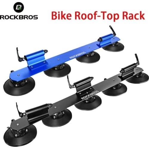 ROCKBROS Bicycle Rack Suction Roof-Top MTB Mountain Road Bike Car Racks Carrier Quick Installation Roof Rack Cycling Accessory