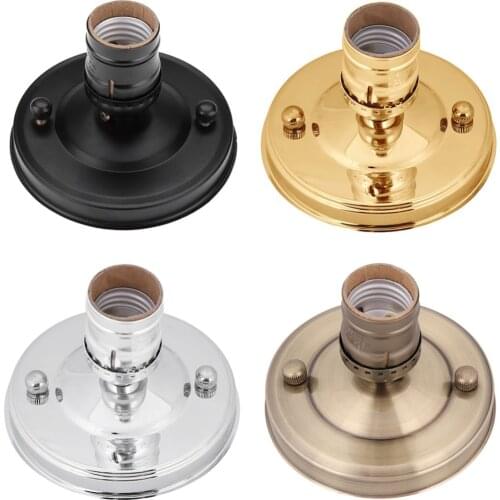 E26/E27 220V/90-260V/110V Vintage Industrial Ceiling Wall Light Base Holder Pendant Bulb Lamp Screw Socket New High Quality
