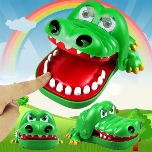 Big Mouth Crocodile Biting Finger Game Funny Toy Novetly Joke Anti-stress Plastic Tool Gadget Trick Kids Gift Toy For Kid