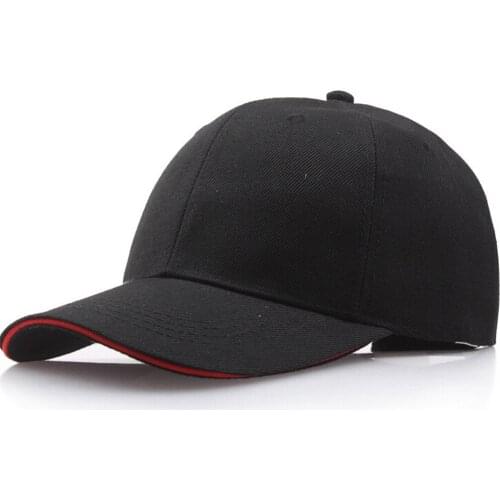 Women Solid Baseball Cap Snapback Hat Hip-hop Trucker Cap Adjustable Dad Hat Casual Streetwear Black Caps Unisex Casquette